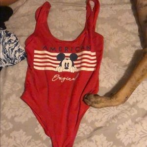 Disney Mickey Mouse America One piece bathing suit